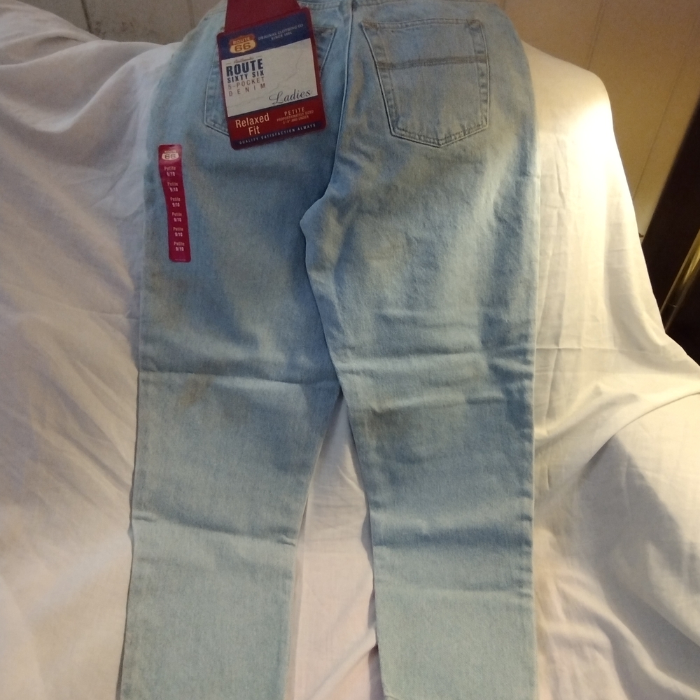 Route 66 Light Blue Relaxed Fit Jeans